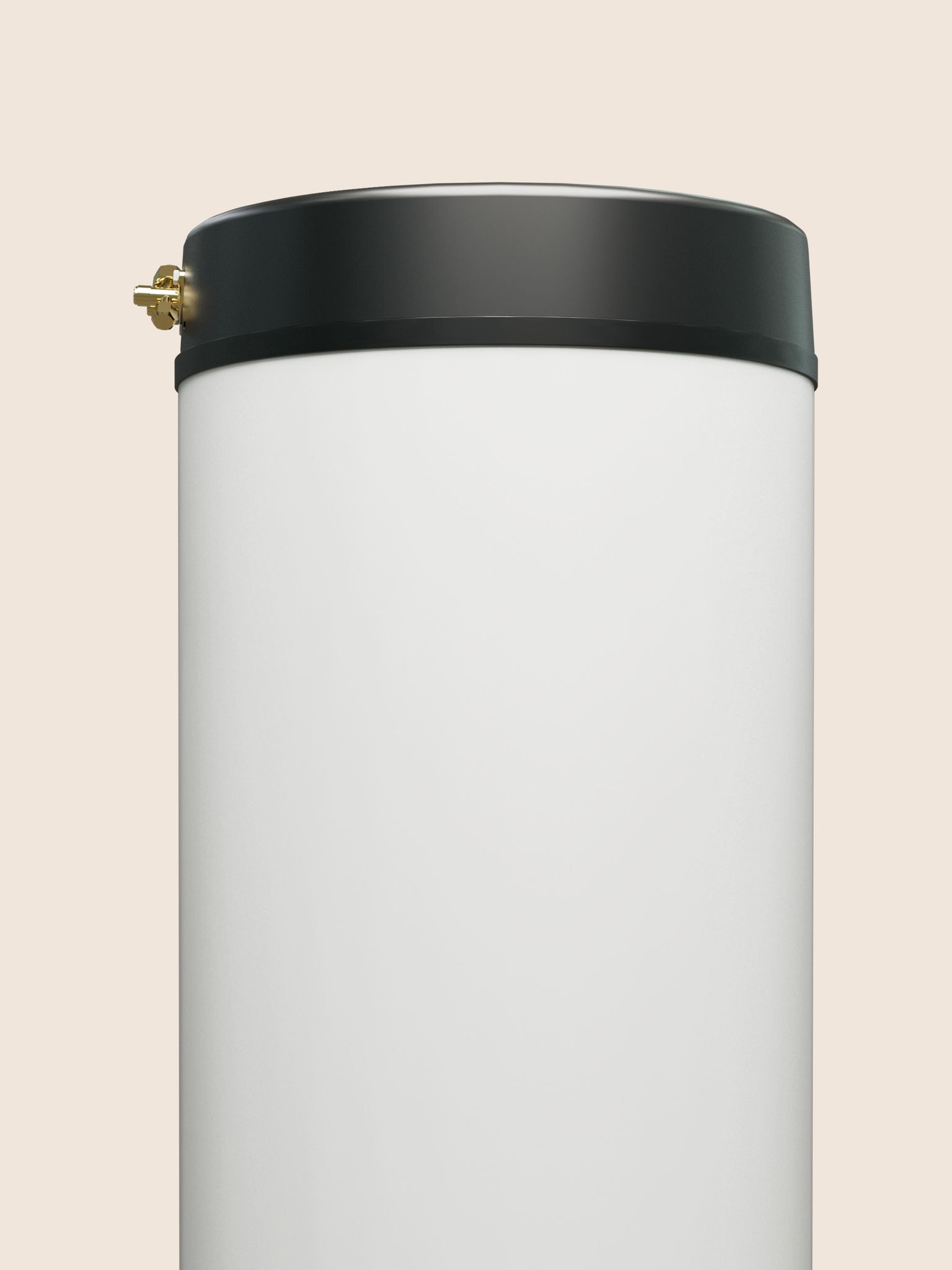 Vista frontal do depósito de água quente sanitária Daikin Altherma