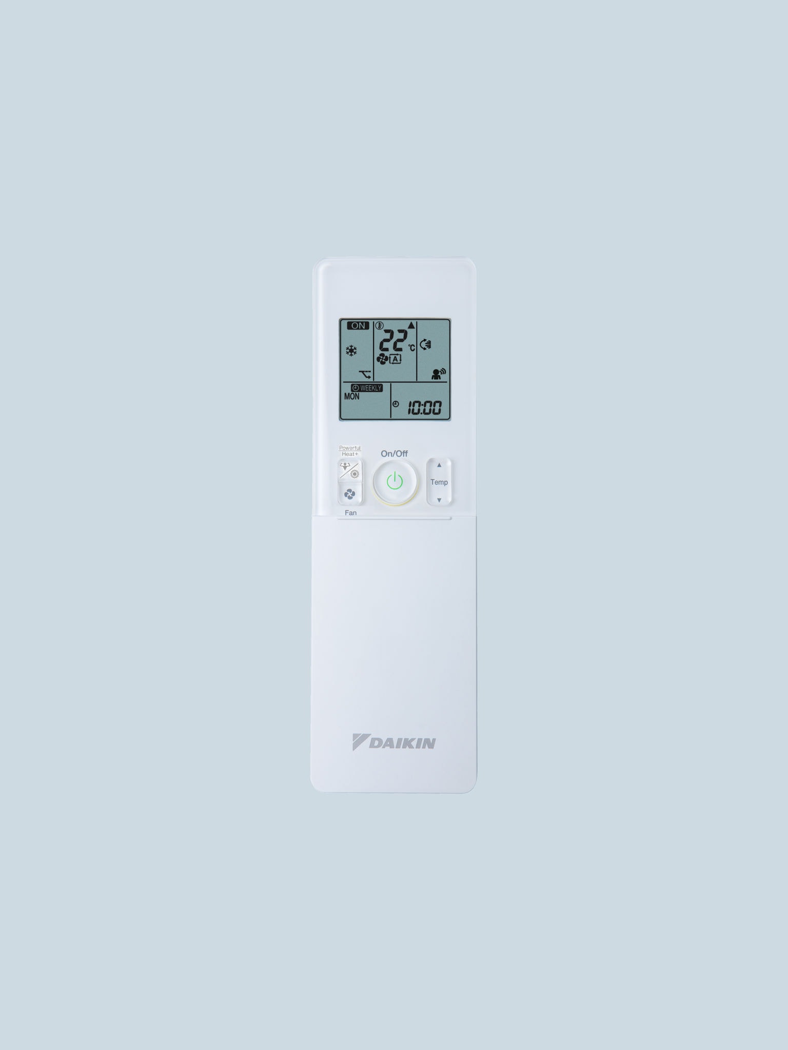 Imagem: controlo remoto de um sistema de ar condicionado de chão Perfera