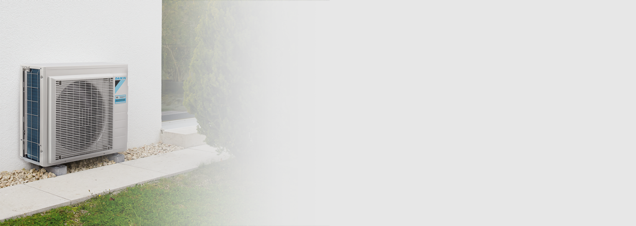 Unidade exterior Daikin instalada